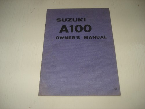 1977 suzuki a100 - a100, motorcycle