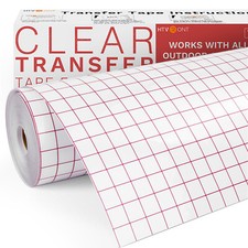 12"x 80FT Transfer Tape Red