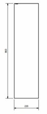 Axxys reflections glass panel - reflections,