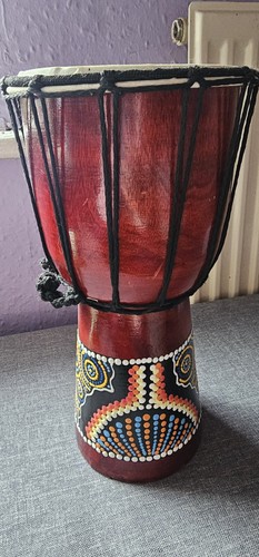 Djembe drum 30cm hand - 30cm, hand-painted