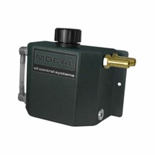 Mocal Alloy Oil Catch Tank - Powder Coated Black Aluminium - 1 Litre