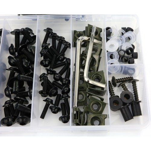 Fairing bolt fasteners black - fairing,