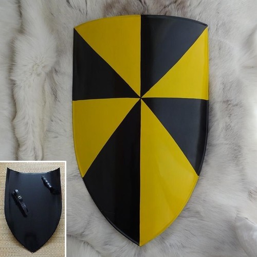 Medieval knights steel heater - medieval,
