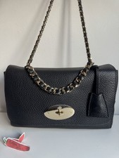 Mulberry Black Top Handle Lily