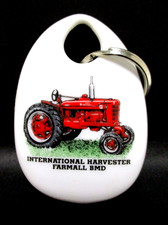 Ceramic International Harvester Farmall Tractor Keyring
