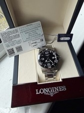 Longines HydroConquest Men's Black Watch - L3.642.4.56.6
