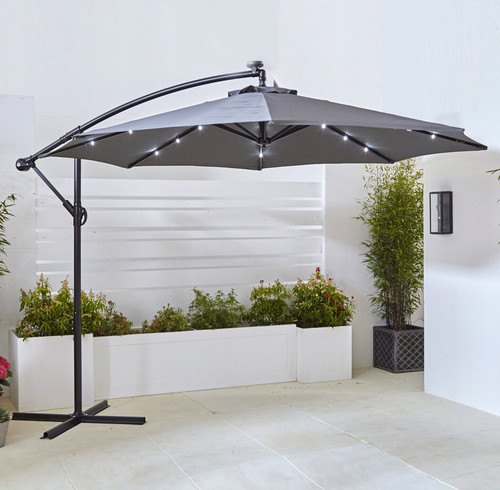 Out sunny grey led metre - out, 3