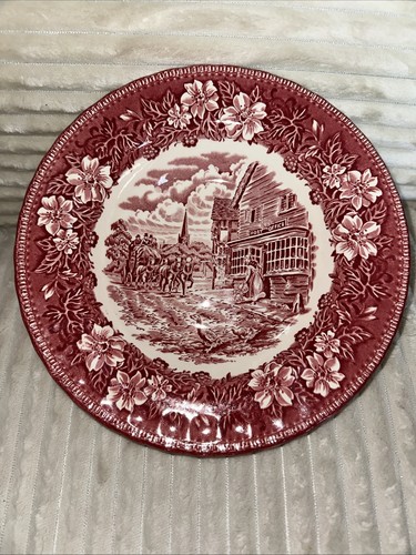 Antique pink coaching taverns - antique,