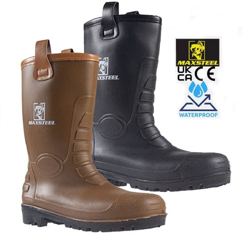 Mens waterproof rigger boots - waterproof,