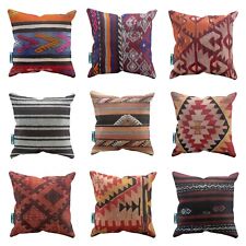 SALE - 40x40cm Authentic Wool Turkish Kilim Cushion Cover, Pillowcase Clearance