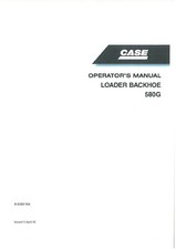 Case 580G Digger Excavator