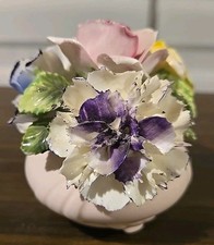 Vintage Radnor Bone China Large 3.5” T Bouquet of flowers Staffordshire England