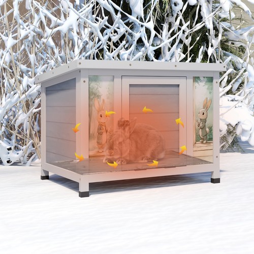Heated cat house outdoor - heated,