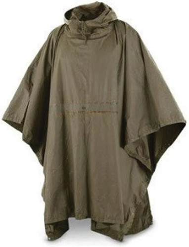 German army green poncho - army, od