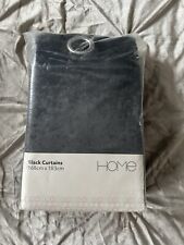 black crushed velvet curtains