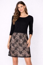 Monsoon Black Lace Dress | UK