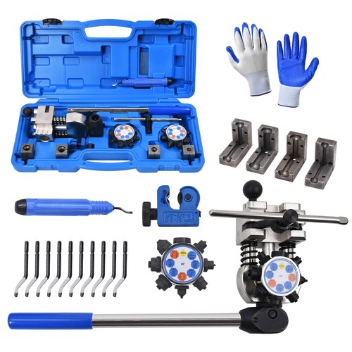 Brake line flaring tool - flaring, &