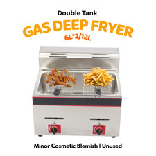 Gas Fryer LPG Double Catering