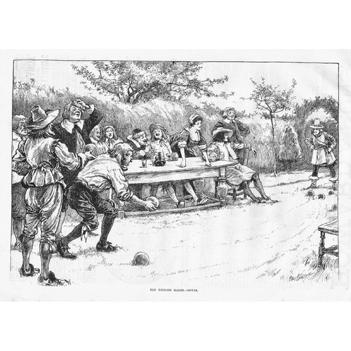 Old english games bowls - games,
