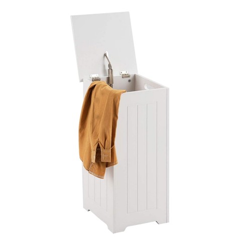 Wooden laundry bin - wooden, with