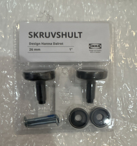 Ikea skruvshult black matt - skruvshult,