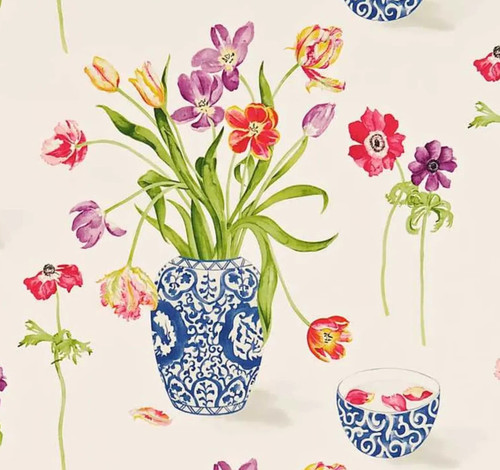 Sanderson curtain fabric - curtain,