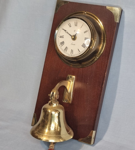 Vintage brass ships - ships, wall