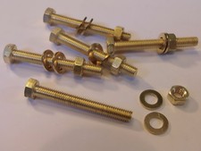 M5X40 BRASS HEX HEAD BOLTS
