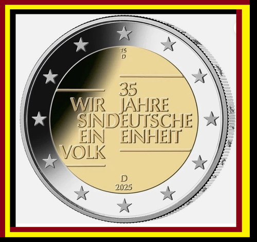 Germany coin euro 2025 - germany, 2€