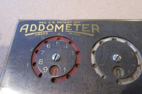 Vintage addometer adding - addometer,