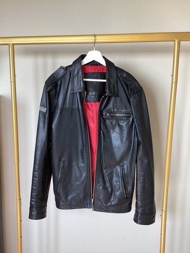 Men black leather - men’s, superdry