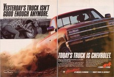 Chevrolet 1990 2pg Print Ad