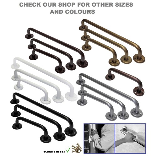 Safety handrail with fixings - handrail,