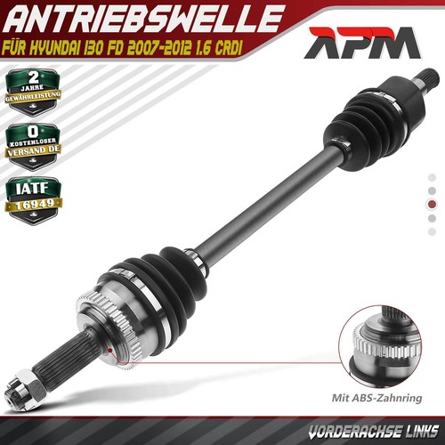Front left drive shaft - left,