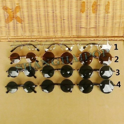 Dark lens sunglasses round - dark,