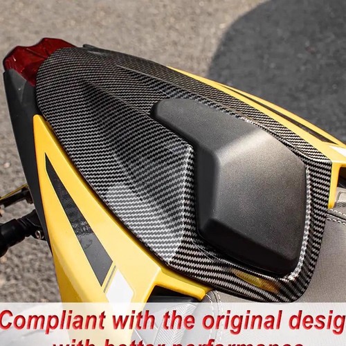 Carbon fiber rear seat - carbon, cowl