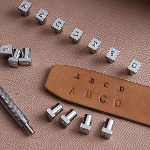 Leather craft allow alphabet - craft,