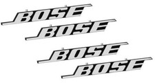 4x Bose Speaker Metal Pin Grill Badge Sticker BMW MERCEDES AUDI 