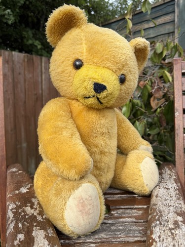 Vintage jointed teddy bear - vintage,