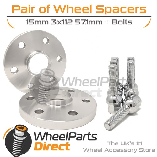 Wheel spacers bolts - (2), 15mm