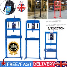 6-20 Ton Hydraulic Bench Press Heavy Duty Machine Workshop Garage Stand Bearing