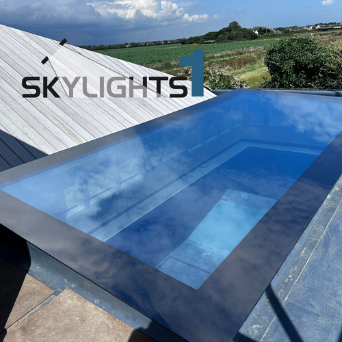 Flat roof window frameless - roof, window/