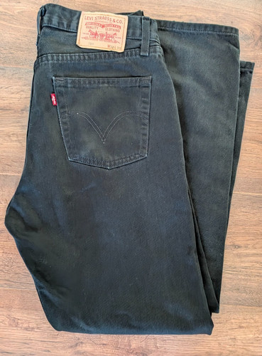 Levi 751 black jeans - jeans, l30