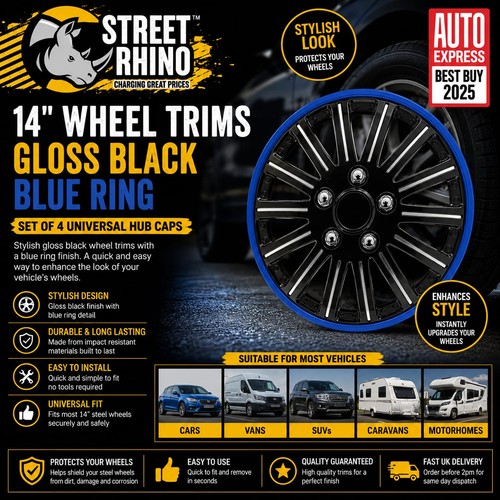 Wheel trims gloss black - gloss,