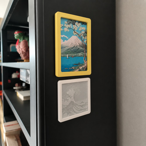 Printed magnetic photo - 3d,