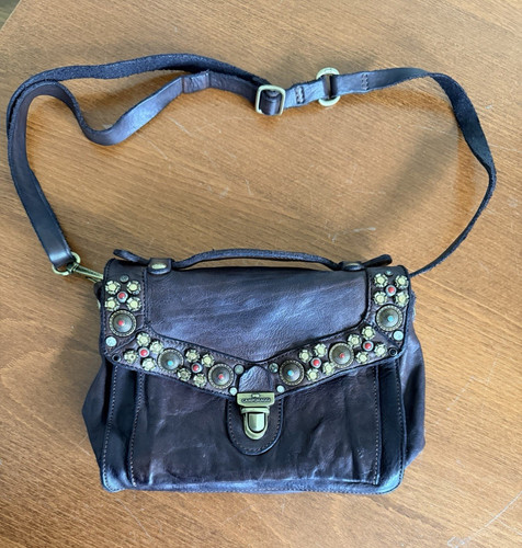 Campomaggi brown studded clasp - campomaggi,