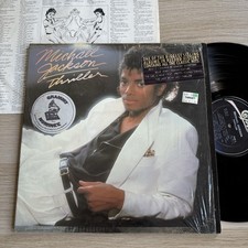 MICHAEL JACKSON Thriller Original 1982 1st US Press In Shrink Complete W/Sleeve!