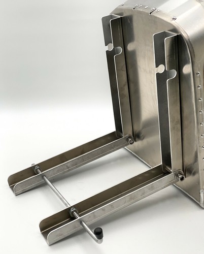 Aluminium bucket seat tilting - aluminium,