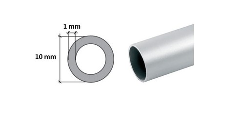 Aluminium round tube pipe - aluminium,
