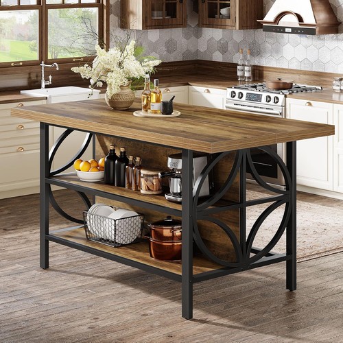 Inch kitchen island with - 63-inch,